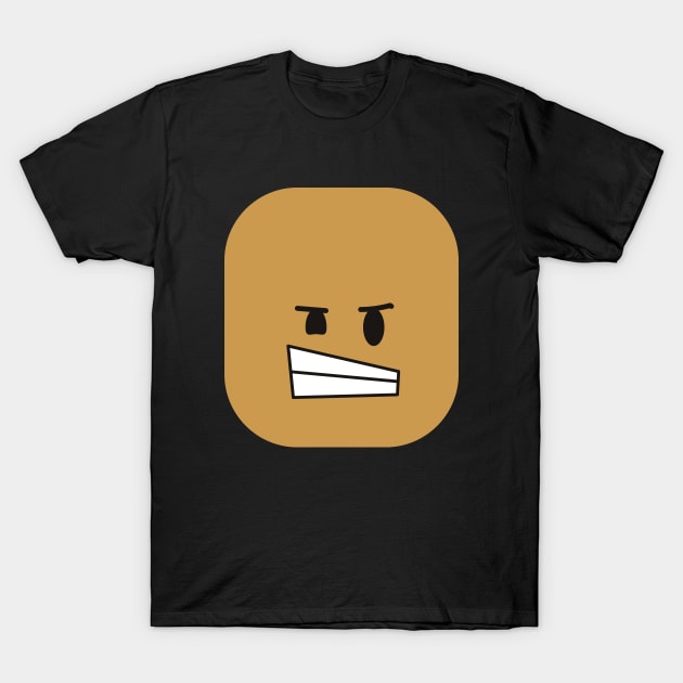 Terror Smile Facial Expression T-Shirt by Starart Designs